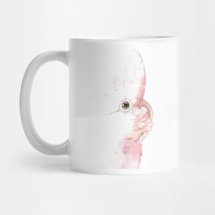 Tanimbar corella goffin&#39;s cockatoo watercolor portrait Mug